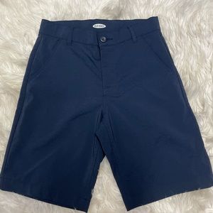 Old Navy Built-in Flex Twill Straight Uniform Shorts Navy Blue Sz